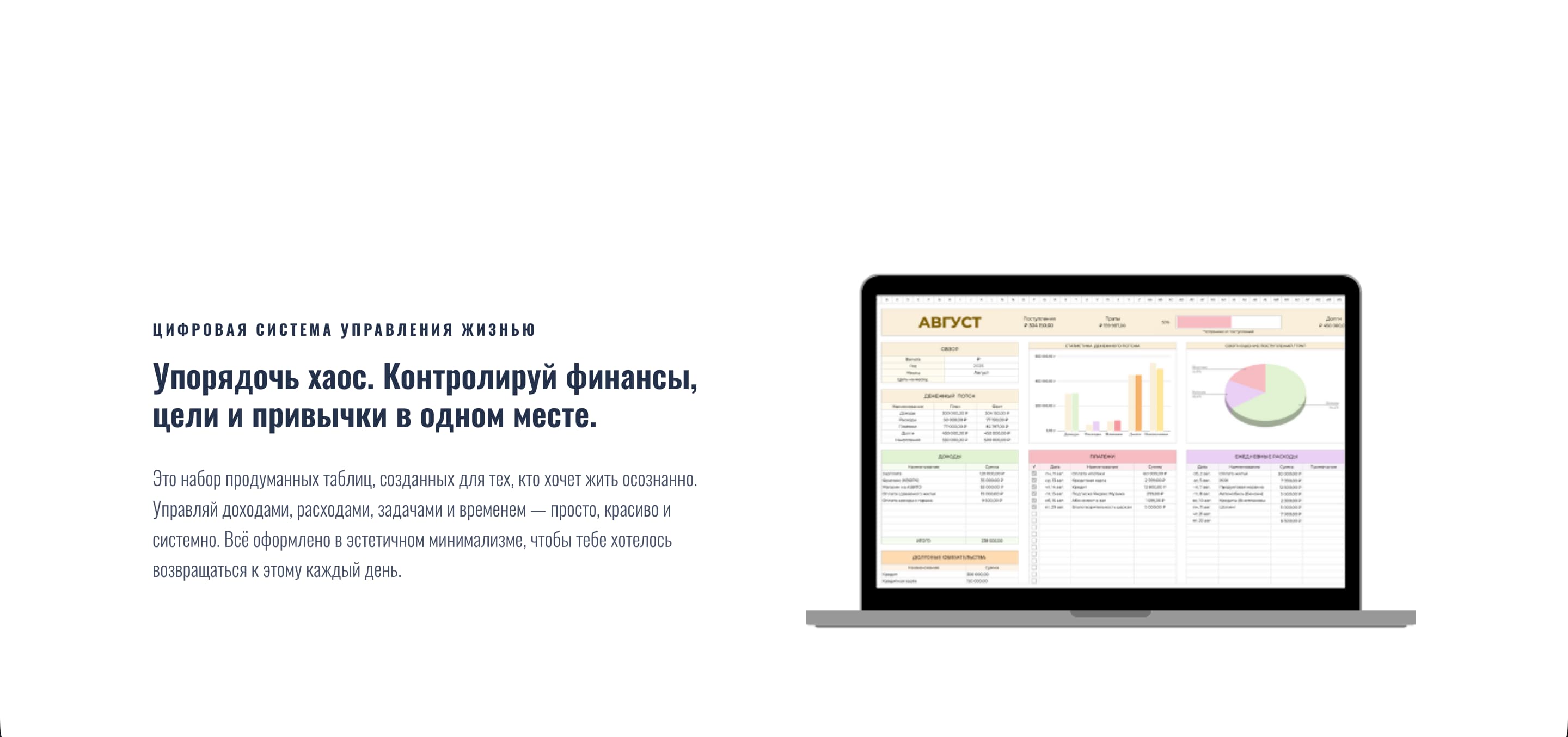 Система продуктивности и финансов